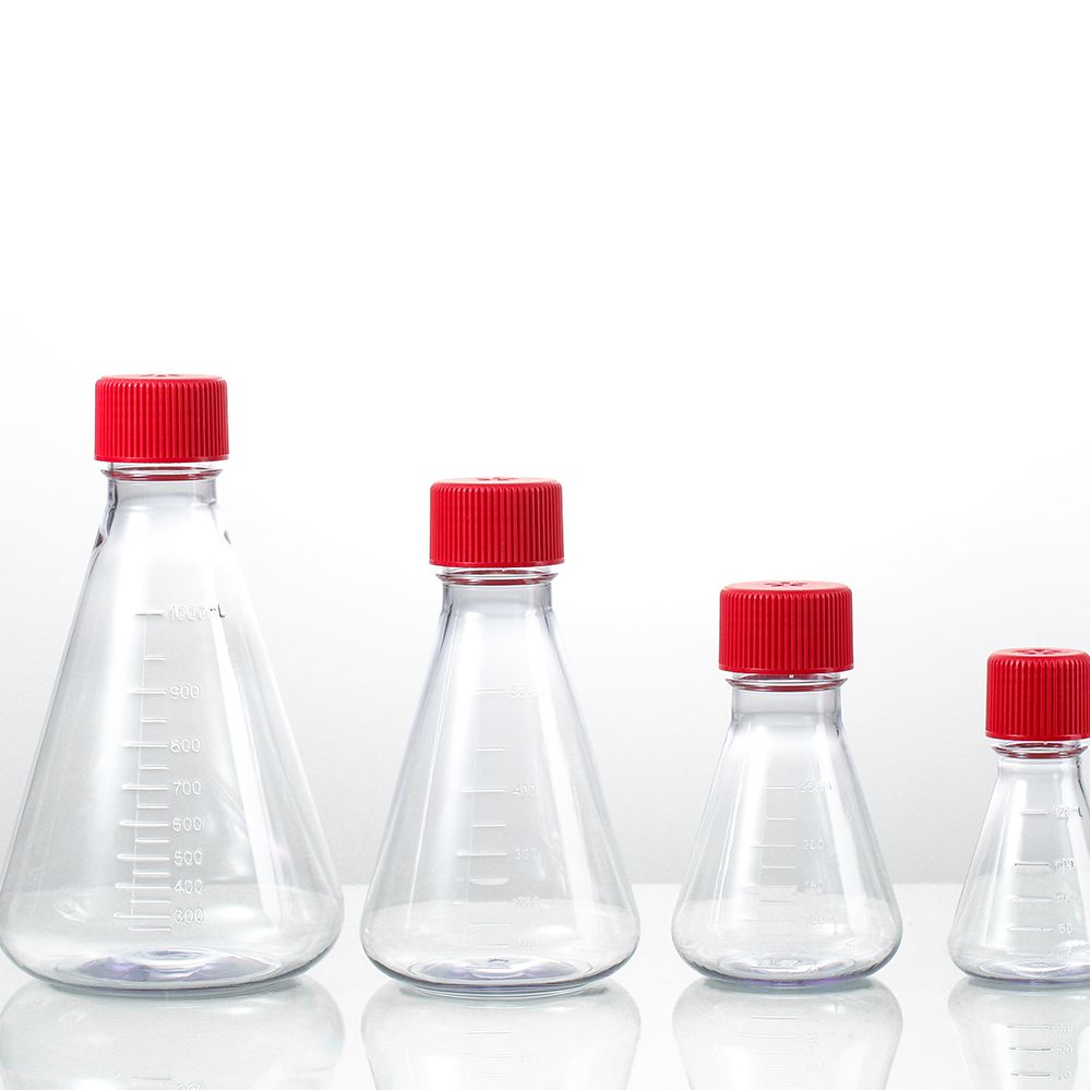 三角细胞摇瓶,5000mL,透气盖,PC,无菌