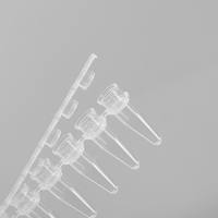 PCR八联管，0.1mL，白色，含平盖
