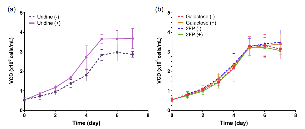 CHO细胞培养抗体质量调节：抗体半乳糖基化和岩藻糖基化调控