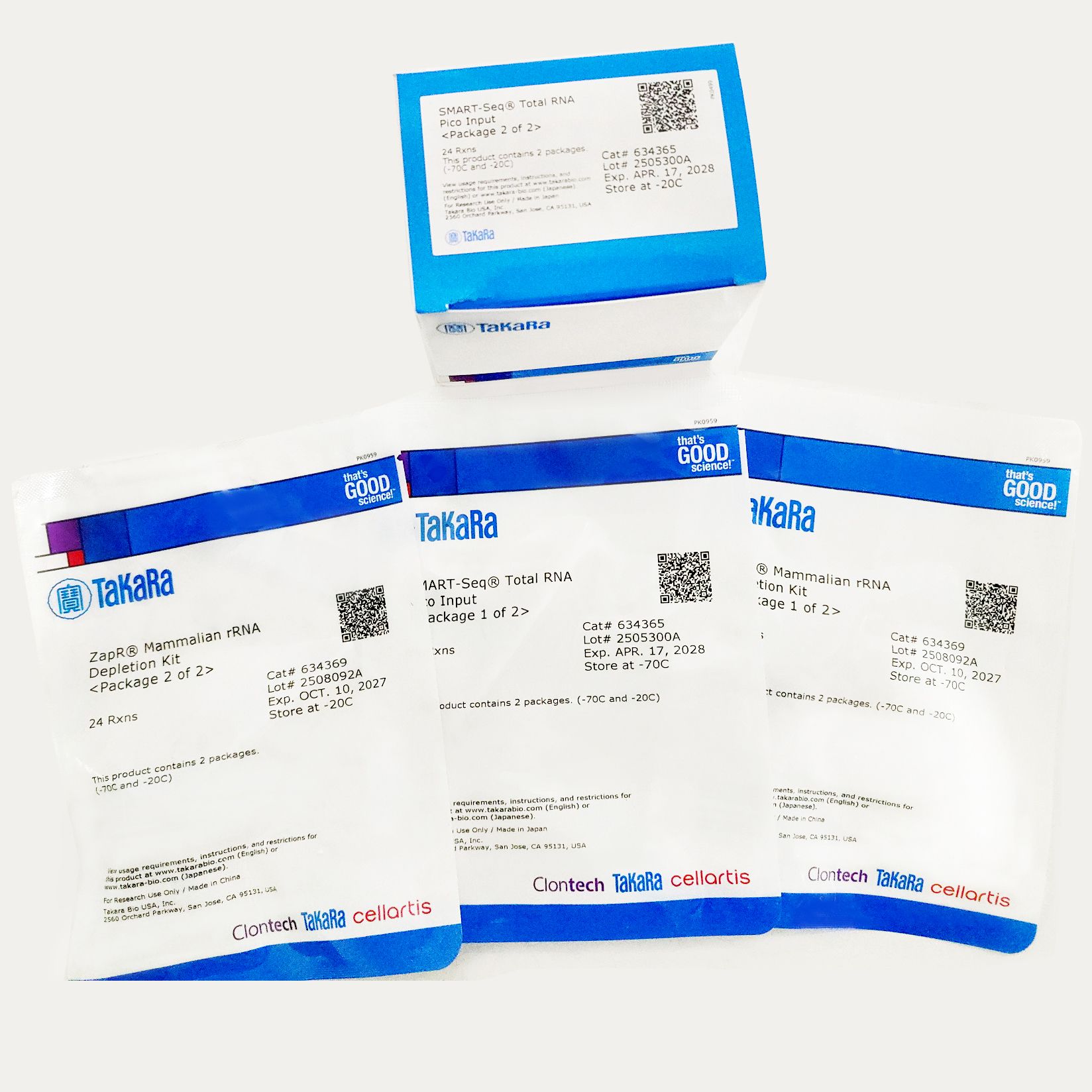 RNA建库试剂盒SMART-Seq® Total RNA Library Prep with ZapR® Depletion