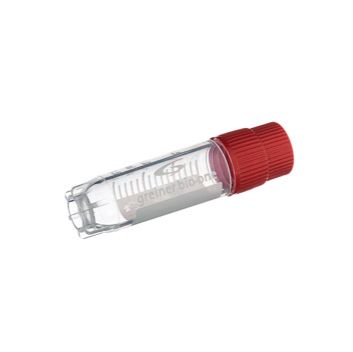 Greiner 126280 冻存管 2ml，外旋，星形站立角，红，有书写区