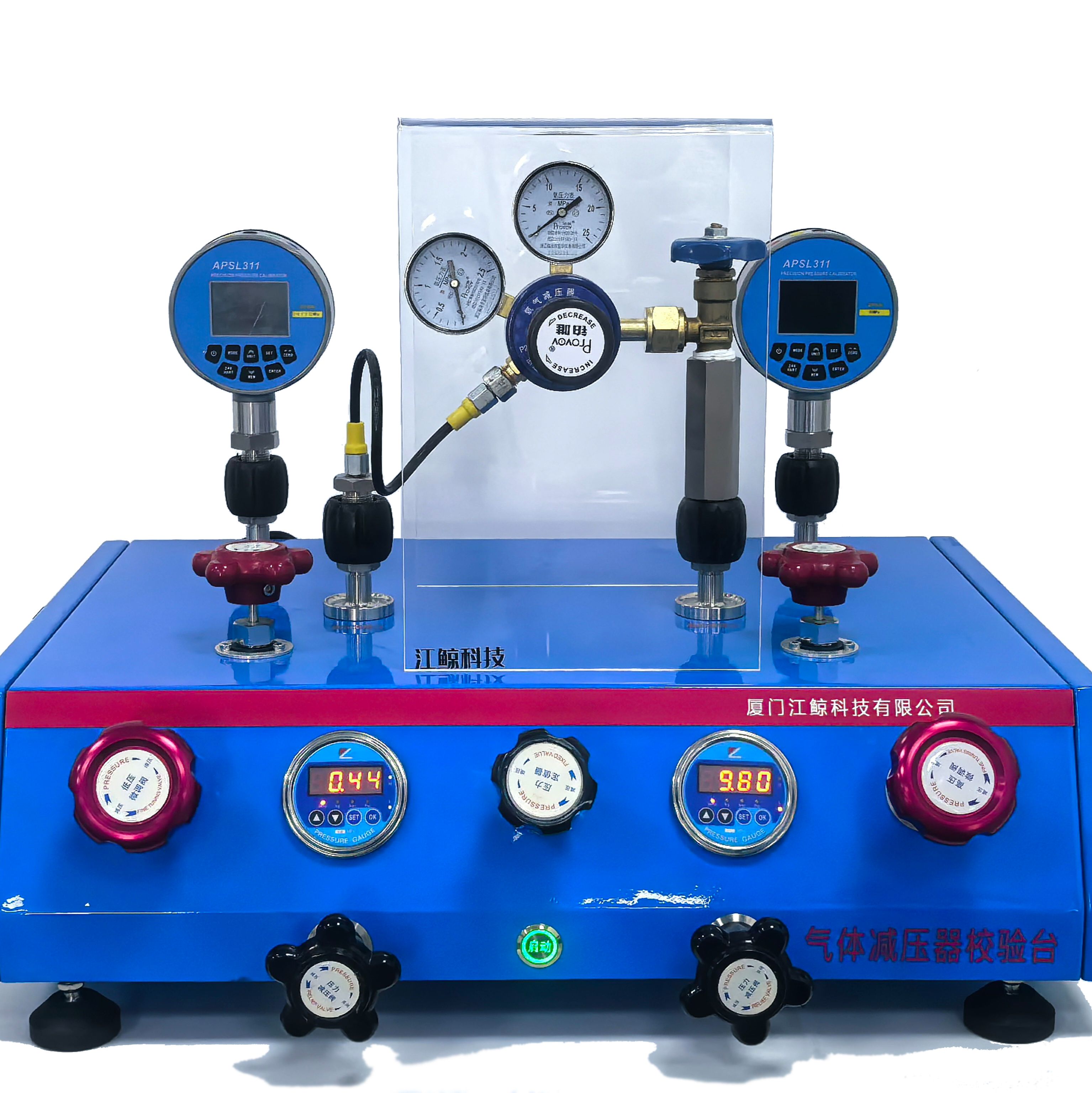 江鲸科技气体减压器计量校准检定装置