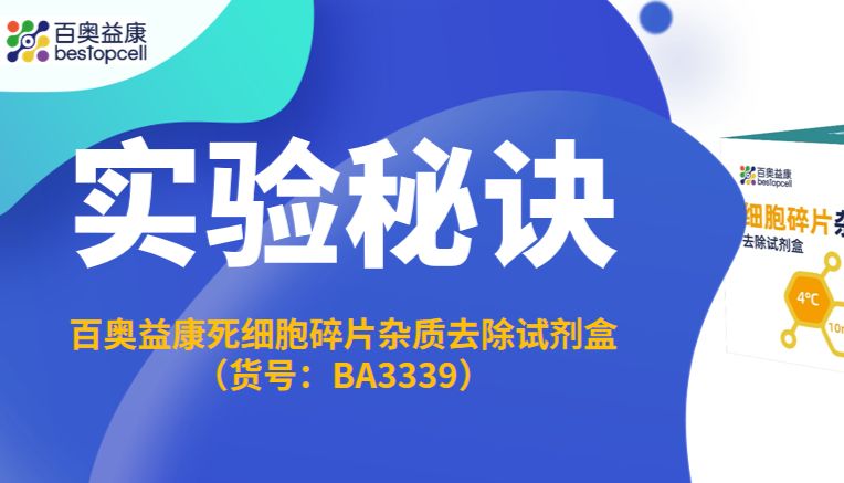 实验秘诀 | “清障神器”登场，死细胞杂质一键清除，实验数据从此不翻车