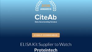 重磅 | Proteintech 荣获 CiteAb 【ELISA Kit Supplier to Watch】奖项提名！