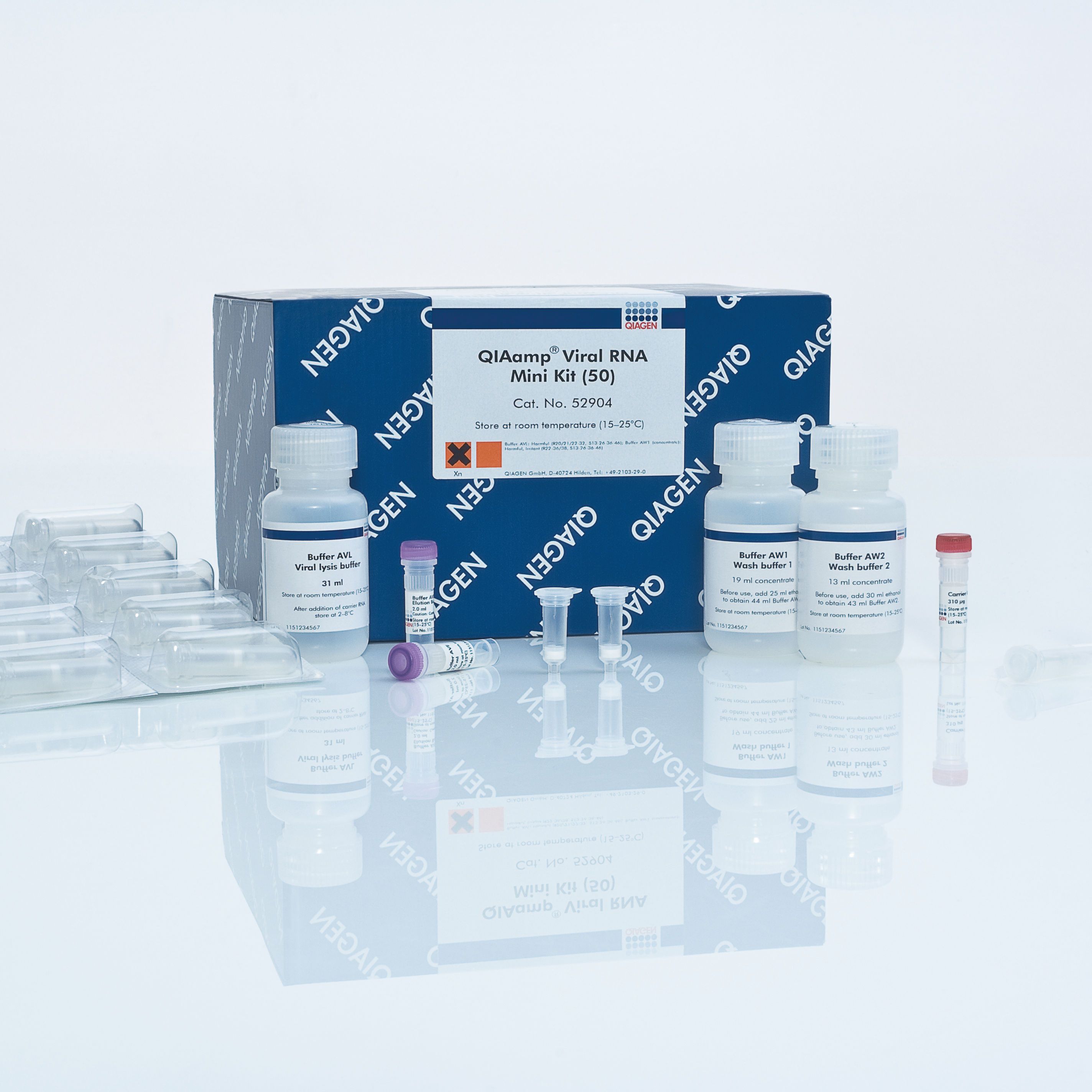 Qiagen货号52904现货QIAamp Viral RNA Mini Kit上海睿安生物RNA病毒提取试剂盒19121878899