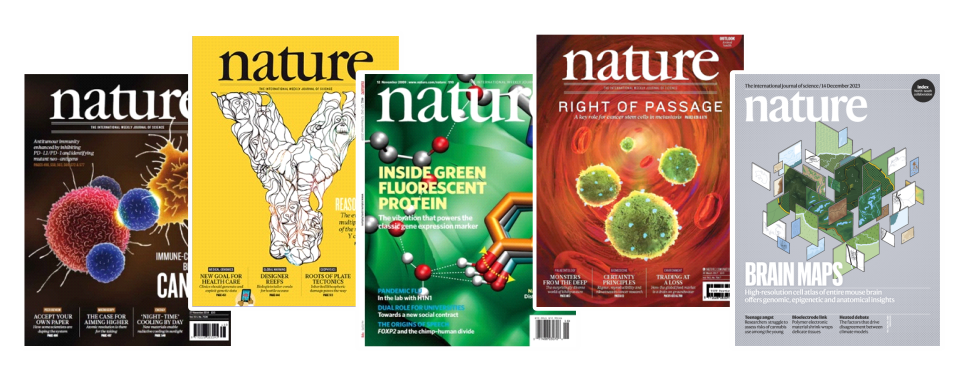 五篇Nature文献引用 五篇Nature文献引用