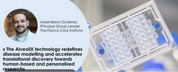 瑞士Alveolix 类器官芯片用户文章分享，英国The Francis Crick Institute 发表在ScienceAdvances “Autologous human iPSC–derived alveolus-on-chip reveals early pathological events of Mycobacterium tuberculosis infection” 报告