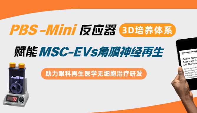 Small重磅研究｜PBS-Mini反应器3D培养体系赋能MSC-EVs角膜神经再生