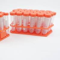 离心管，15mL，锥形底，架装，无菌，离心力12000g