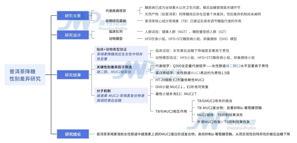 Q300助力揭秘普洱茶降糖为何“偏爱”女性？贾伟教授团队研究锁定性别差异通路
