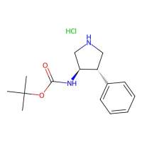 tert-butyl N-[(3R,4S)-4-phenylpyrrolidin-3-yl]carbamate;hydrochloride，2940858-36-4，97%，阿拉丁