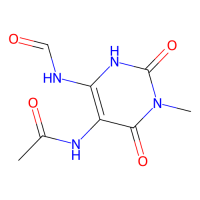 5-乙酰氨基-6-甲酰基氨基-3-甲基尿嘧啶，85438-96-6，Moligand™, ≥95%，阿拉丁