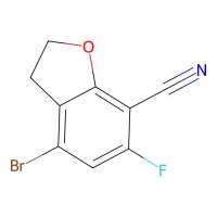 7-Benzofurancarbonitrile, 4-bromo-6-fluoro-2,3-dihydro-,2901797-71-3,97%,阿拉丁