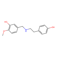 N-（对羟基苯乙基）-N-（3-羟基-4-甲氧基）苄胺，4579-60-6，≥95%，阿拉丁