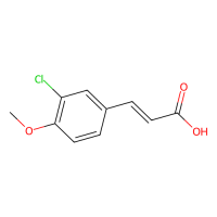 3-氯-4-甲氧基肉桂酸,58236-76-3,≥97%,阿拉丁