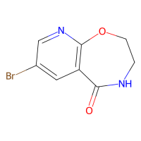 7-bromo-2H,3H,4H,5H-pyrido[3,2-f][1,4]oxazepin-5-one，1823339-95-2，97%，阿拉丁