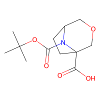 8-tert-butoxycarbonyl-3-oxa-8-azabicyclo[3.2.1]octane-1-carboxylic acid，1638651-87-2，97%，阿拉丁