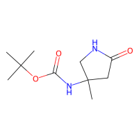 tert-butyl N-[(3S)-3-methyl-5-oxopyrrolidin-3-yl]carbamate，1505517-12-3，97%，阿拉丁