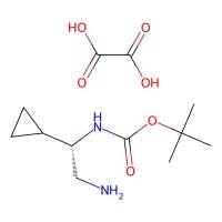 tert-butyl N-[(1S)-2-amino-1-cyclopropyl-ethyl]carbamate;oxalic acid，2920239-08-1，97%，阿拉丁