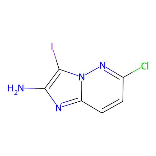 6-chloro-3-iodo-imidazo[1,2-b]pyridazin-2-amine，2097358-10-4，97%，阿拉丁产品图