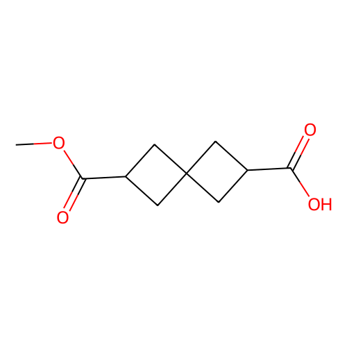 6-(甲氧基羰基)螺[3.3]庚烷-2-羧酸，10481-25-1，≥97%，阿拉丁产品图