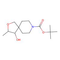 tert-butyl (3S)-4-hydroxy-3-methyl-2-oxa-8-azaspiro[4.5]decane-8-carboxylate，1801766-82-4，97%，阿拉丁