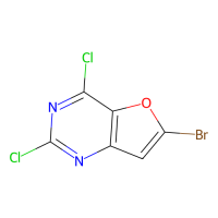 6-bromo-2,4-dichlorofuro[3,2-d]pyrimidine，1363382-31-3，97%，阿拉丁