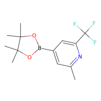 2-methyl-4-(4,4,5,5-tetramethyl-1,3,2-dioxaborolan-2-yl)-6-(trifluoromethyl)pyridine，1321518-03-9，97%，阿拉丁