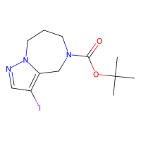 tert-butyl 3-iodo-4,6,7,8-tetrahydropyrazolo[1,5-a][1,4]diazepine-5-carboxylate，1823263-02-0，97%，阿拉丁