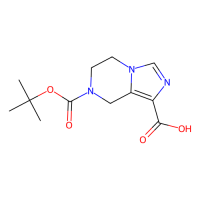 7-tert-butoxycarbonyl-6,8-dihydro-5H-imidazo[1,5-a]pyrazine-1-carboxylic acid，1160248-16-7，97%，阿拉丁