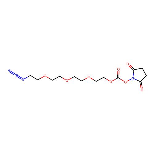 叠氮基-PEG3-琥珀酰亚胺碳酸酯，2110448-98-9，≥98%，阿拉丁产品图