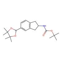 tert-butyl N-[5-(4,4,5,5-tetramethyl-1,3,2-dioxaborolan-2-yl)-2,3-dihydro-1H-inden-2-yl]carbamate，1338547-17-3，97%，阿拉丁