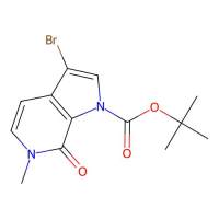 tert-butyl 3-bromo-6-methyl-7-oxo-pyrrolo[2,3-c]pyridine-1-carboxylate，2759140-94-6，97%，阿拉丁