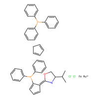 （+）-二氯[（4R）-4-（异丙基）-2-{（R）-2-（二苯基膦基）二茂铁基}恶唑啉]（三苯基膦）钌（II），1312582-16-3，95%，阿拉丁