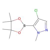 4-chloro-1-methyl-5-(tetramethyl-1,3,2-dioxaborolan-2-yl)-1H-pyrazole,1430057-83-2,97%,阿拉丁
