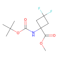 1-{[((叔丁氧基)羰基]氨基} -3,3-二氟环丁烷-1-羧酸甲酯，2097068-68-1，97%，阿拉丁