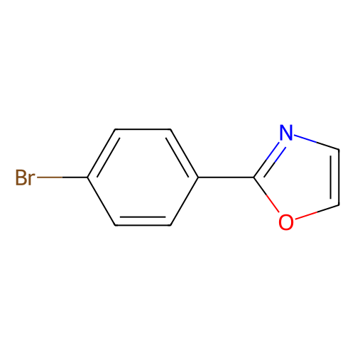 2-(4-溴苯基)-1,3-噁唑,176961-50-5,≥95%,阿拉丁产品图