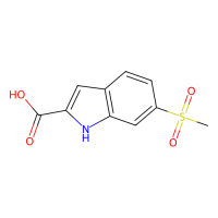 6-methylsulfonyl-1H-indole-2-carboxylic acid，383132-63-6，97%，阿拉丁