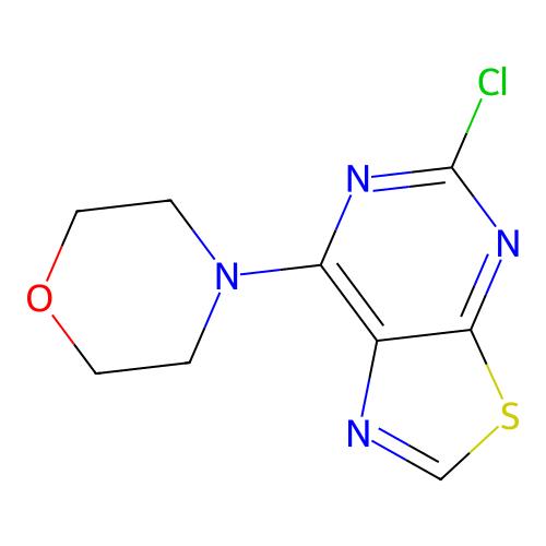 4-(5-氯噻唑并[5，4-D]嘧啶-7-基)吗啉，41975-14-8，≥95%，阿拉丁产品图