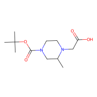 2-{4-[(tert-butoxy)carbonyl]-2-methylpiperazin-1-yl}acetic acid，666853-16-3，97%，阿拉丁
