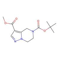 O5-tert-butyl O3-methyl 6,7-dihydro-4H-pyrazolo[1,5-a]pyrazine-3,5-dicarboxylate，2270942-62-4，97%，阿拉丁