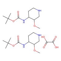 tert-butyl N-[cis-3-methoxypiperidin-4-yl]carbamate hemioxalate，2250242-17-0，97%，阿拉丁