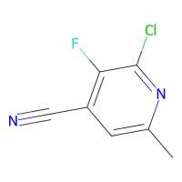 2-chloro-3-fluoro-6-methyl-pyridine-4-carbonitrile,1519241-89-4,97%,阿拉丁