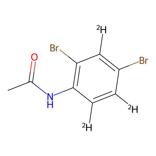 N-(2,4-dibromo-3,5,6-trideuterio-phenyl)acetamide,2940944-85-2,97%,阿拉丁产品图