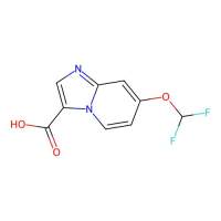 7-(difluoromethoxy)imidazo[1,2-a]pyridine-3-carboxylic acid，1426136-24-4，97%，阿拉丁