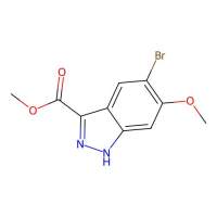 methyl 5-bromo-6-methoxy-1H-indazole-3-carboxylate,1134328-15-6,97%,阿拉丁