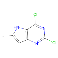 2,4-dichloro-6-methyl-5H-pyrrolo[3,2-d]pyrimidine，1196157-27-3，97%，阿拉丁