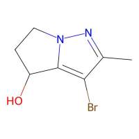 3-bromo-2-methyl-5,6-dihydro-4H-pyrrolo[1,2-b]pyrazol-4-ol，2806963-95-9，97%，阿拉丁