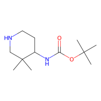 tert-butyl N-[(4S)-3,3-dimethyl-4-piperidyl]carbamate，473838-73-2，97%，阿拉丁