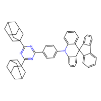 10-[4-[4,6-二(1-金刚烷基)-1,3,5-三嗪-2-基]苯基]-10H-螺[吖啶-9,9'-芴] (升华提纯)，2250187-16-5，≥99%(HPLC)，阿拉丁
